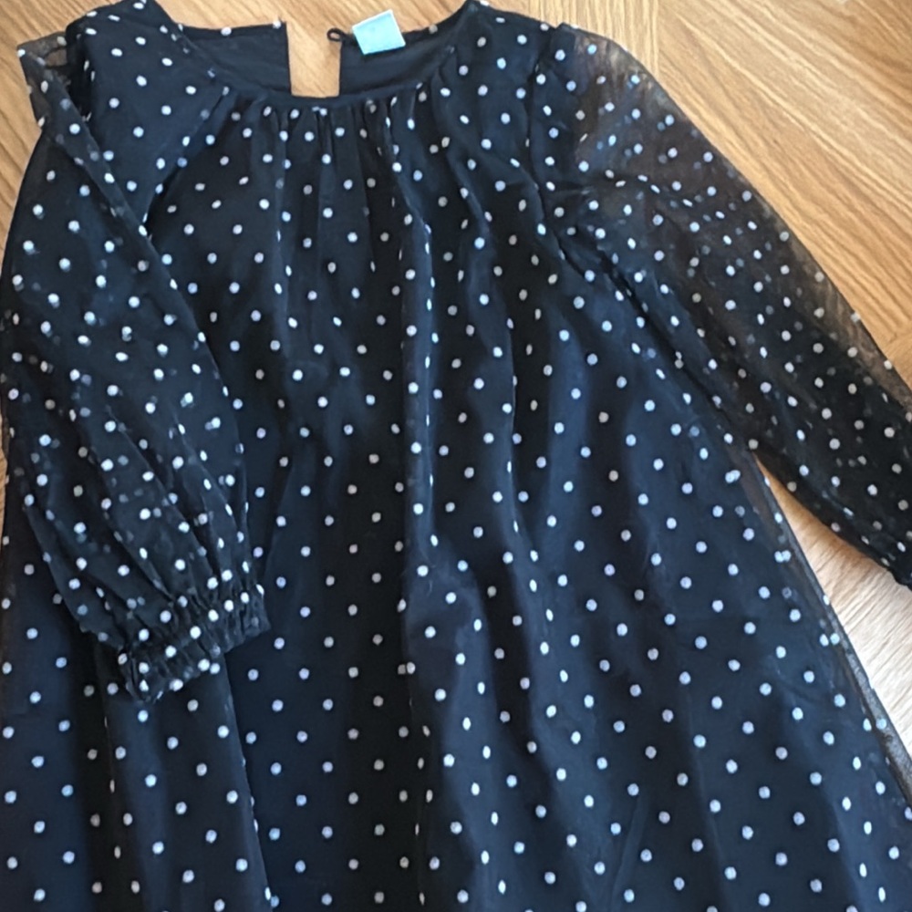 Gap, worn once for photo. 4T, sleeves are see through